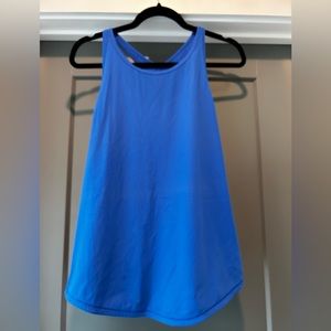 Lululemon women’s blue size 18 Base Pace Ribbed Tank Top